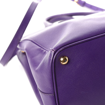 Prada Saffiano Medium Galleria Double Zip Tote Viola 18 of 18