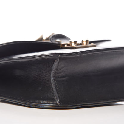 Valentino Garavani Vitello Small Glam Lock Rockstud Flap Black 10 of 12