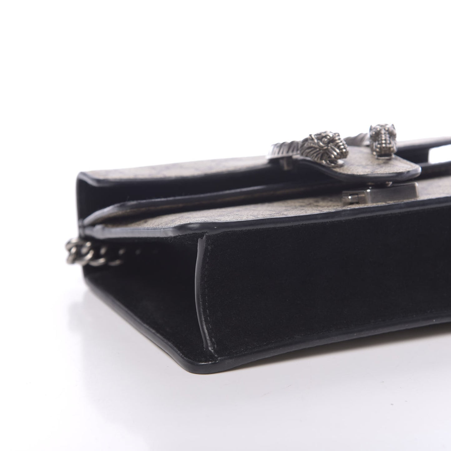 GG Supreme Monogram Mini Dionysus Shoulder Bag Black