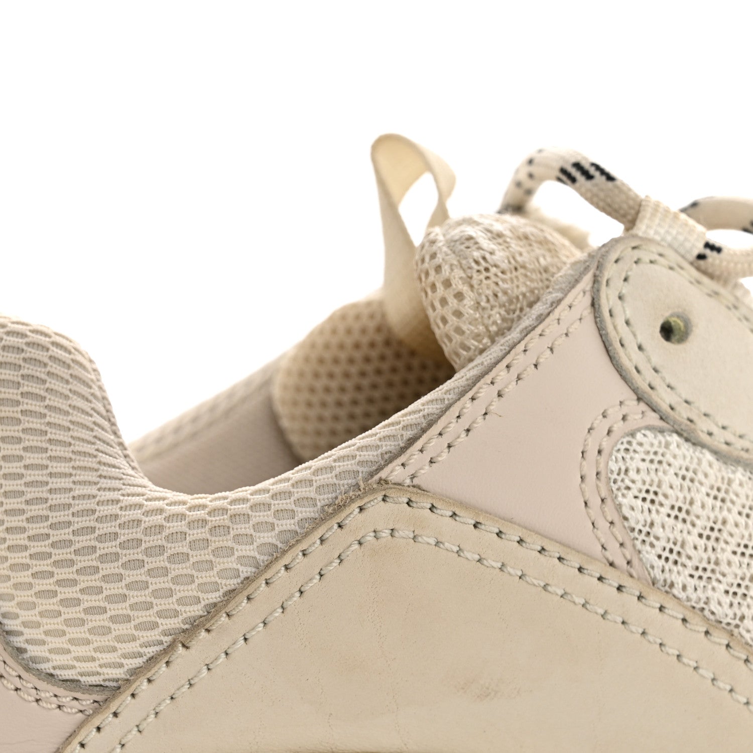 Balenciaga Fabric Mesh Womens Triple S Sneakers 38 White 10 of 10