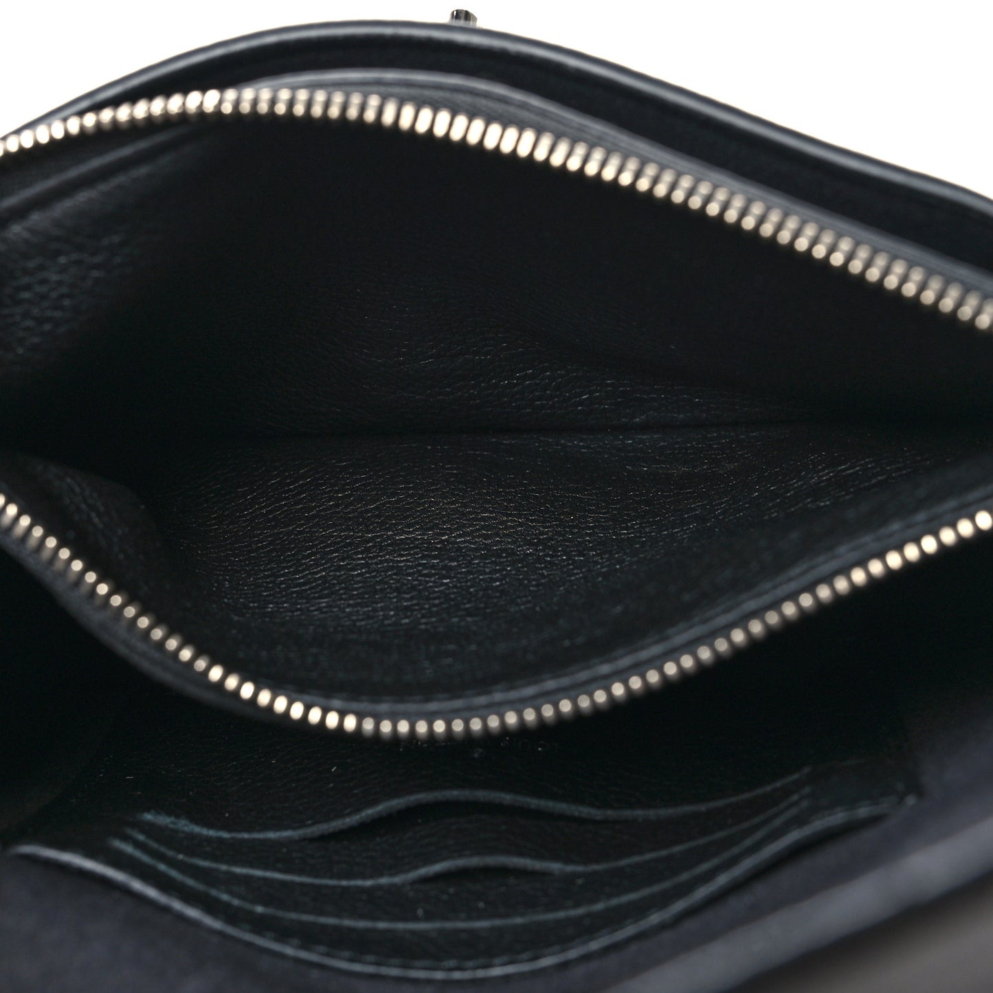 Soft Calfskin My Lockme Chain Pochette Black
