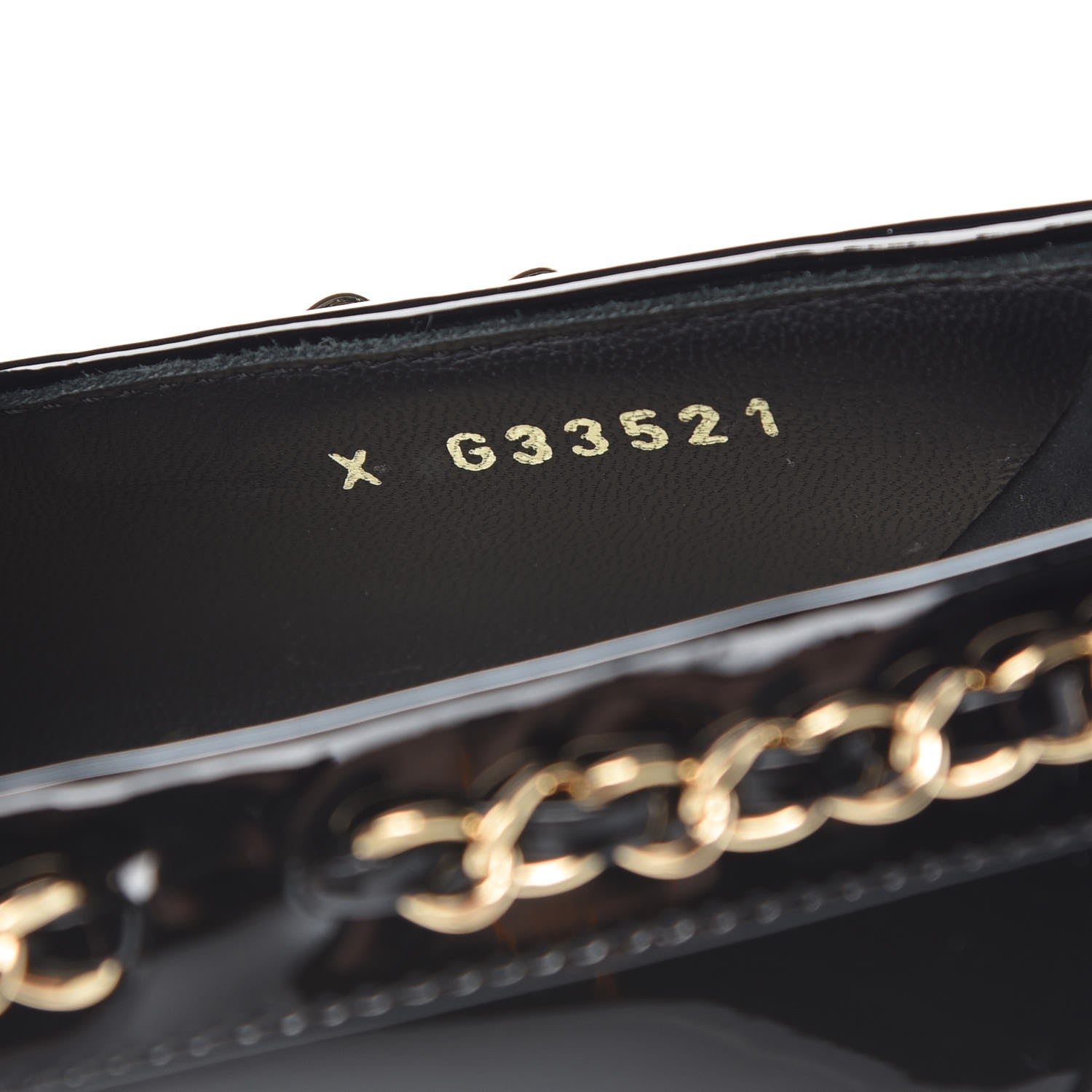 Chanel Patent Calfskin CC Chain Mocassin Loafers 39 Black Beige 8 of 9
