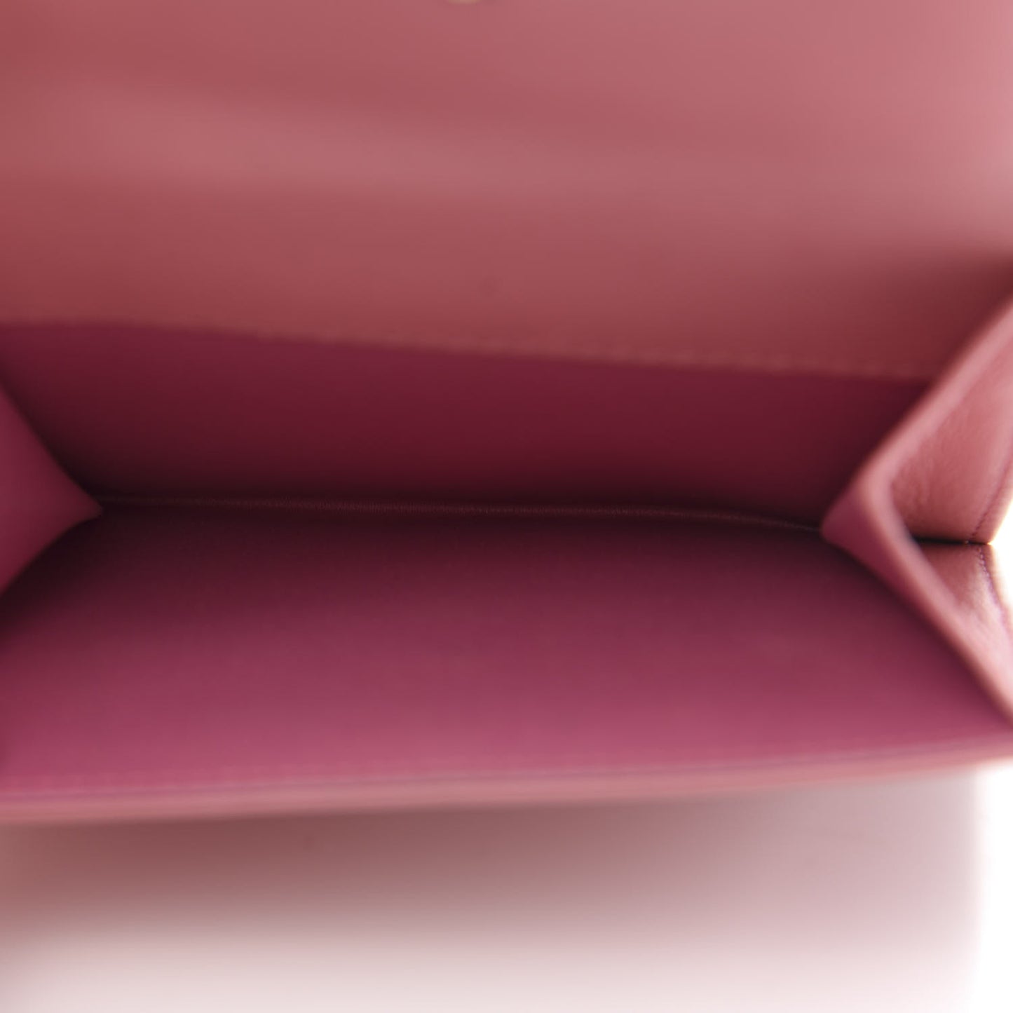 Lambskin Embossed Camellia French Wallet Pink
