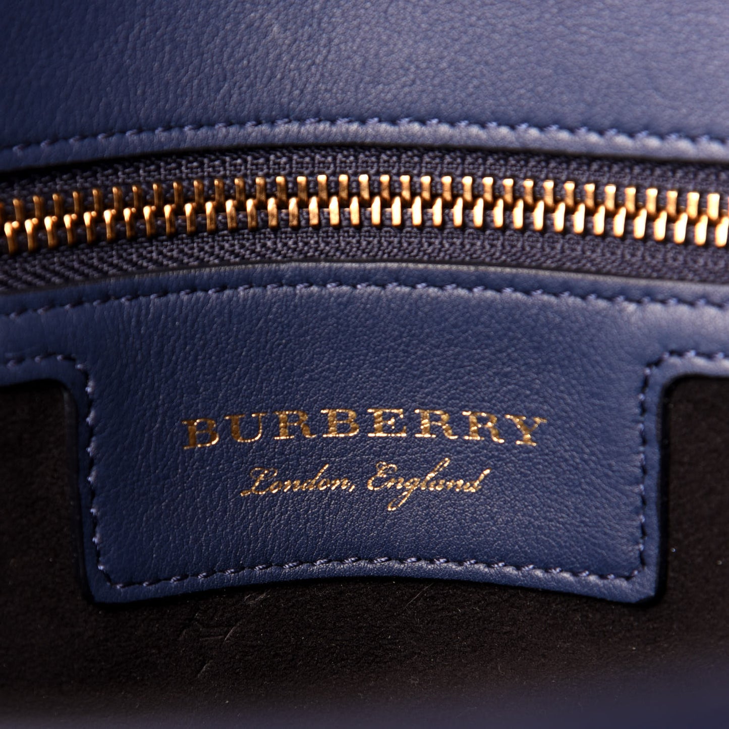 Trench Calfskin Medium DK88 Top Handle Bag Ink Blue