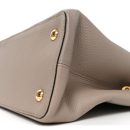 Louis Vuitton Taurillon Snakeskin Capucines Galet 9 of 9