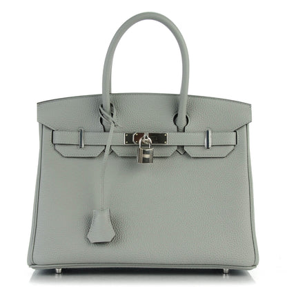 Hermes Togo Birkin 30 Gris Mouette 1 of 28