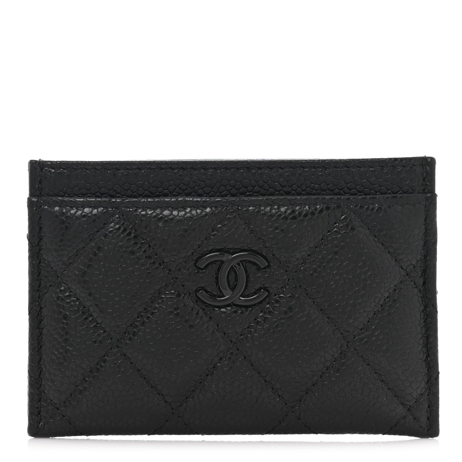Chanel Caviar Quilted Incognito Card Holder Black 1 of 9