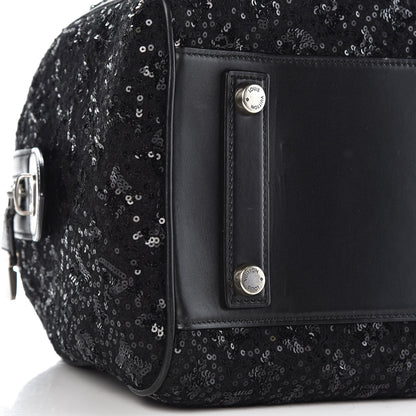 Louis Vuitton Sequin Monogram Sunshine Express Speedy Black 8 of 13