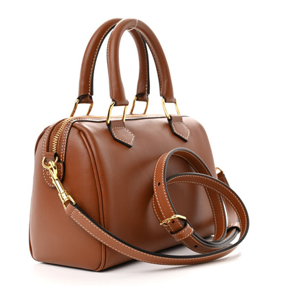 Celine Smooth Calfskin Triomphe Small Boston Bag Tan 3 of 10