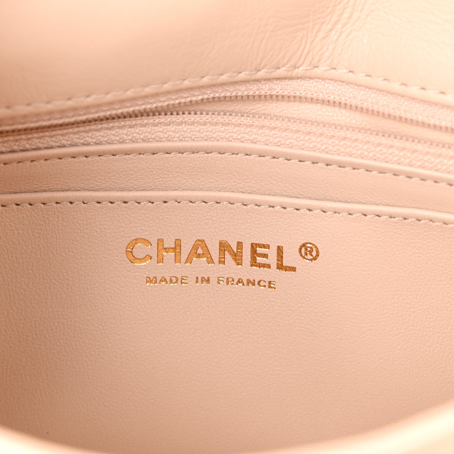 Aged Calfskin Quilted 2.55 Reissue Mini Flap Light Beige