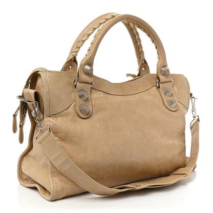 Balenciaga Agneau Giant 21 Silver Hardware City Sahara 4 of 16