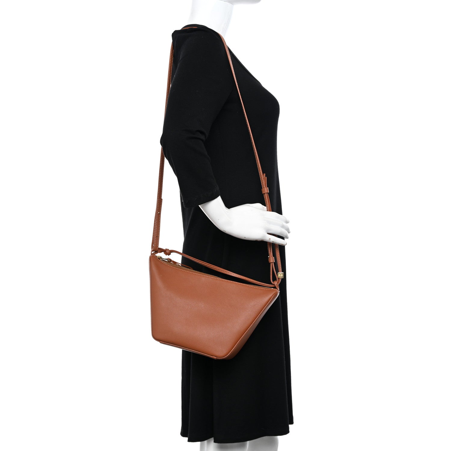Loewe Calfskin Mini Hammock Hobo Tan 2 of 10