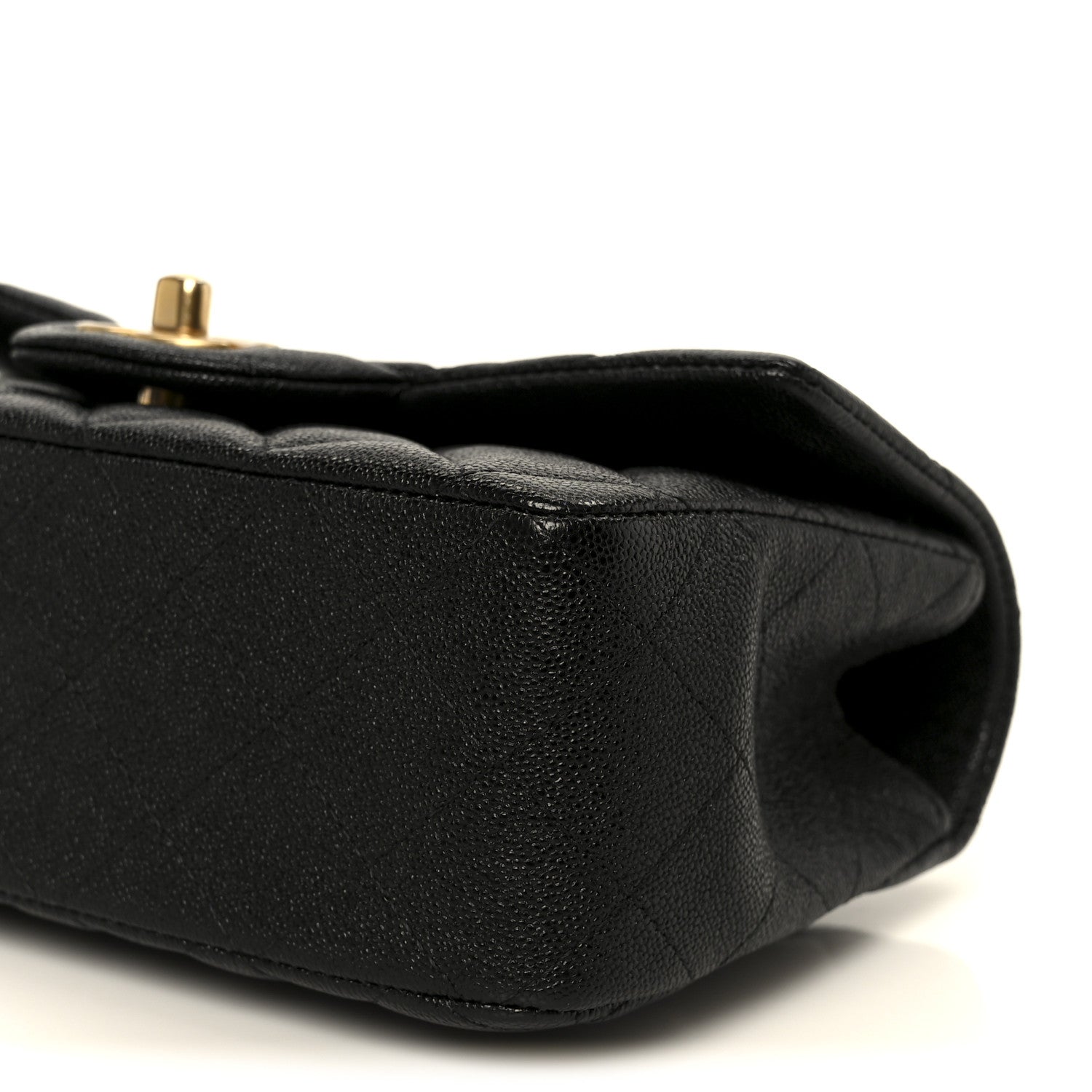 Chanel Caviar Quilted Mini Top Handle Rectangular Flap Black 11 of 12