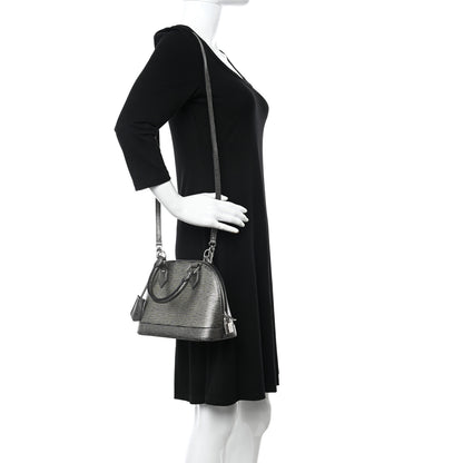 Louis Vuitton Epi Alma BB Platine 2 of 10