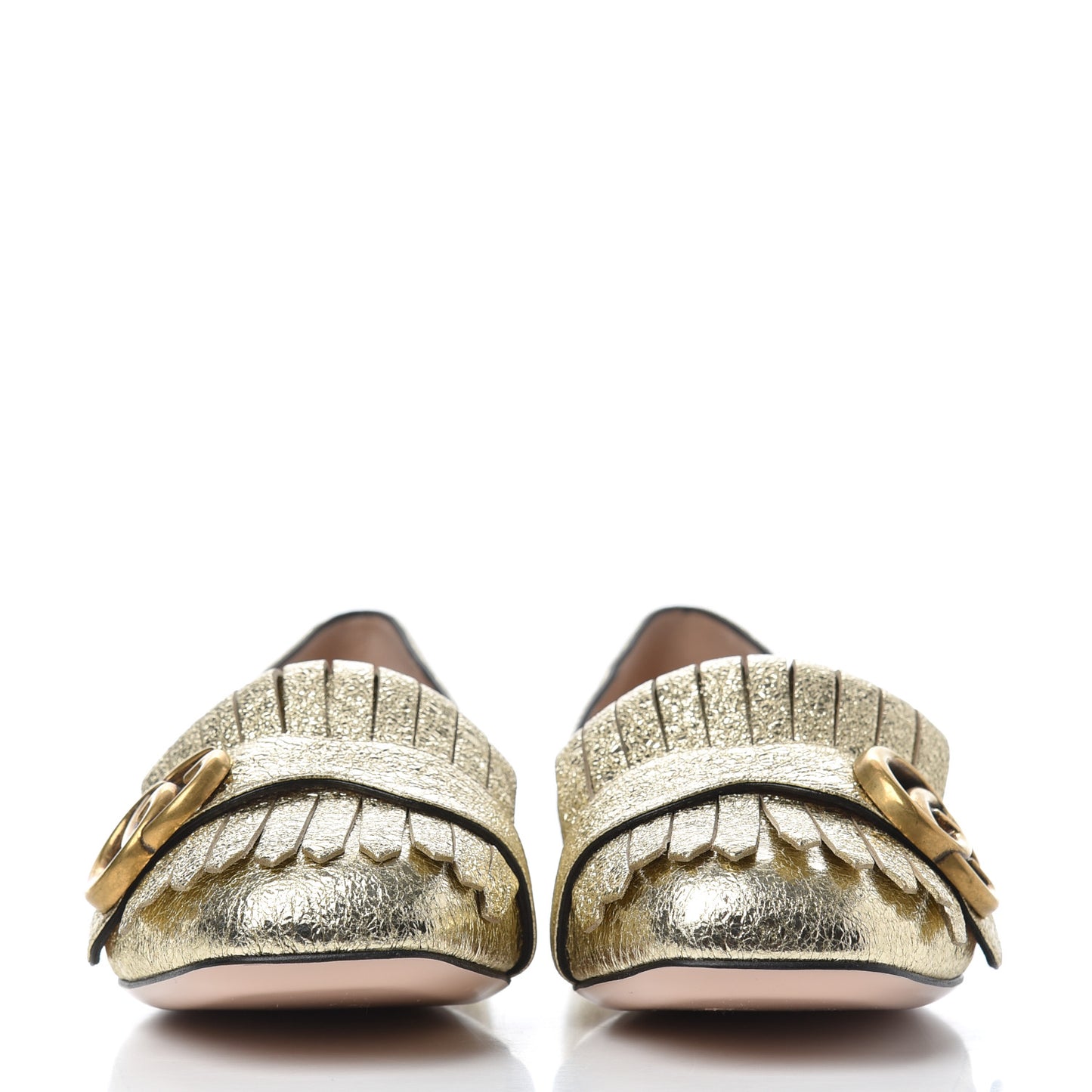 Galassia GG Marmont Fringe Flats 36.5 Platino
