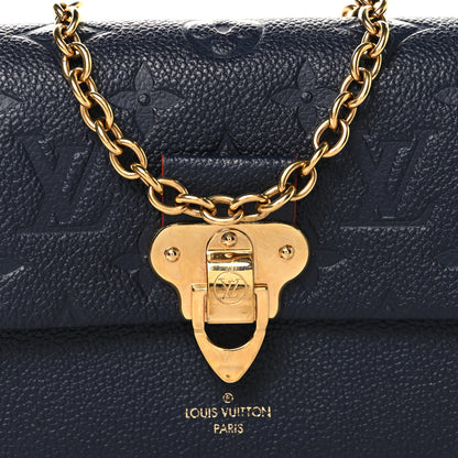 Louis Vuitton Empreinte Vavin Chain Wallet Marine Rouge 7 of 9