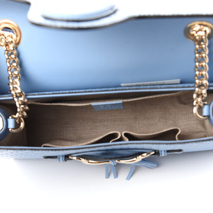 Gucci Microguccissima Medium Emily Chain Shoulder Bag Mineral Blue 5 of 12