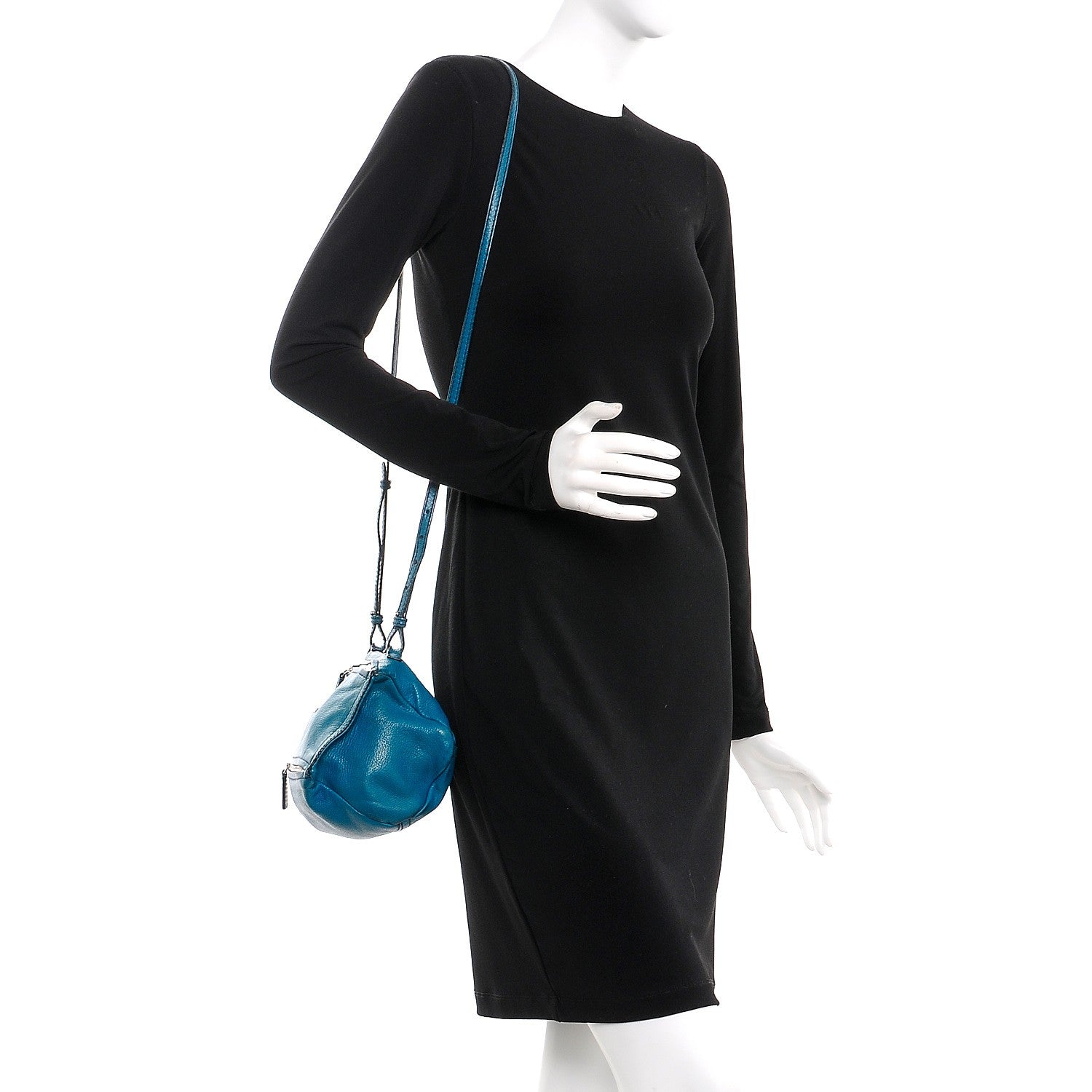Givenchy Sugar Goatskin Mini Pandora Medium Blue 2 of 11