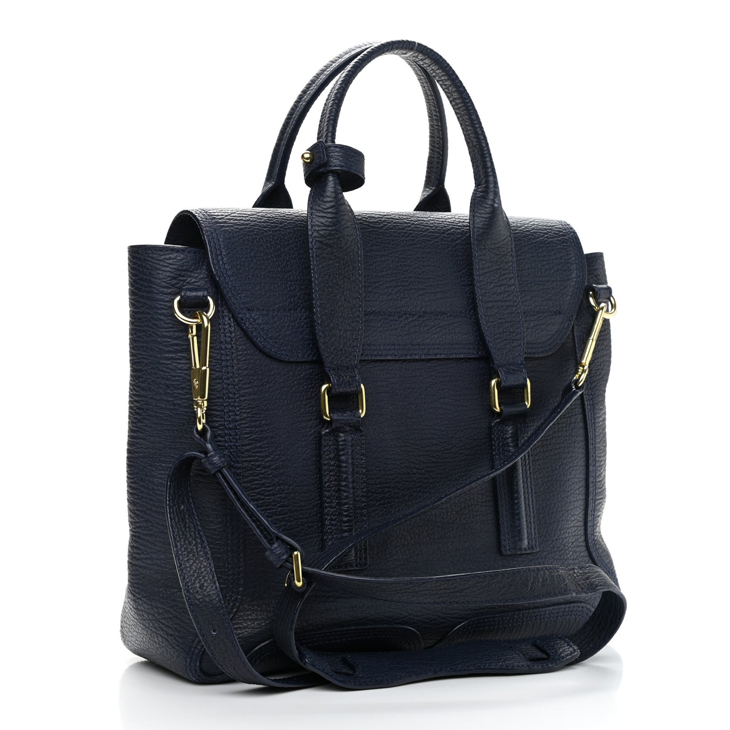 Textured Calfskin Medium Pashli Satchel Ink