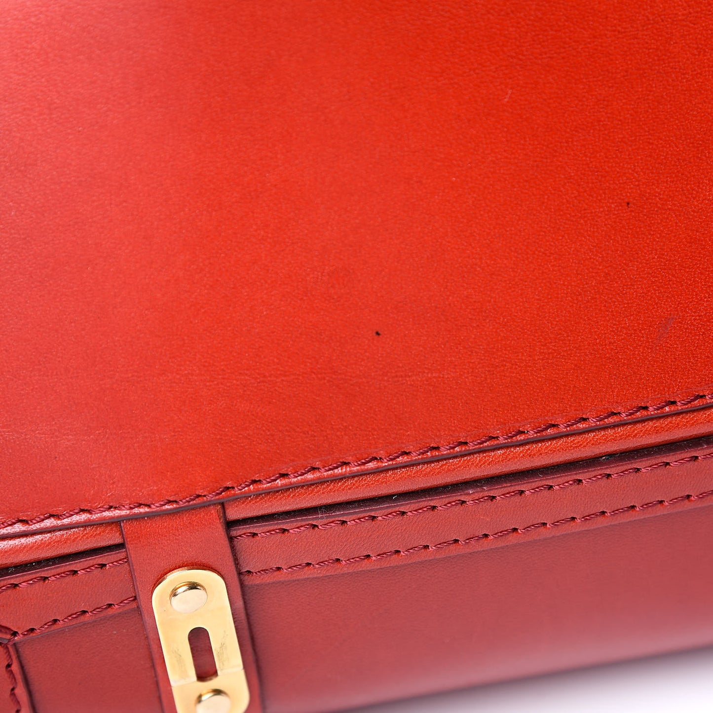 Bridle Calfskin Doyle Crossbody Red