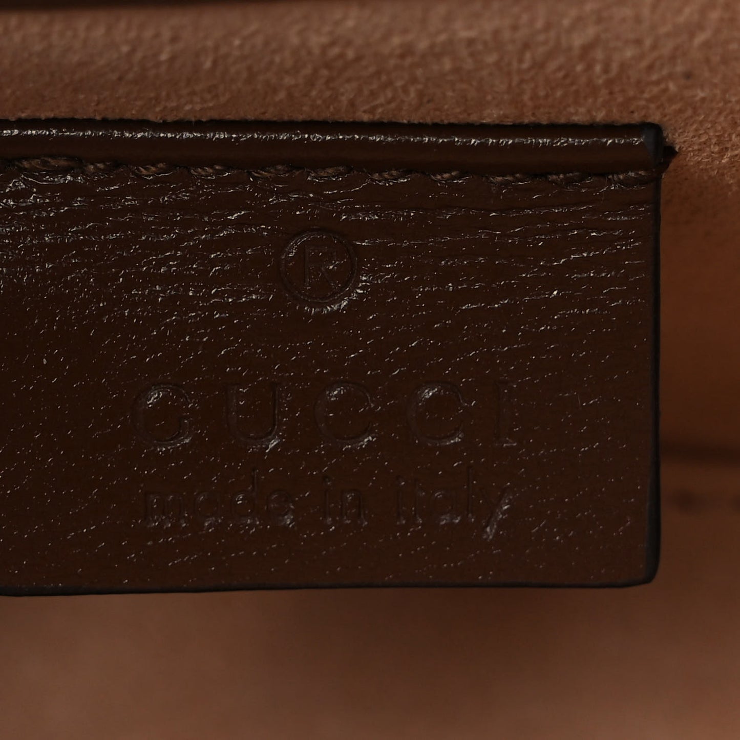 GG Supreme Monogram Mini Horsebit 1955 Shoulder Bag Beige Brown Sugar