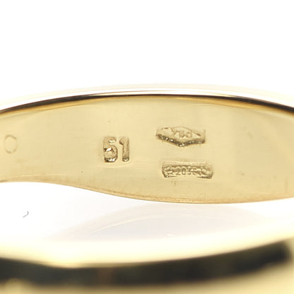Cartier 18K Yellow White Gold Love Me Band Ring Set of 2 51 5.75 6 of 6