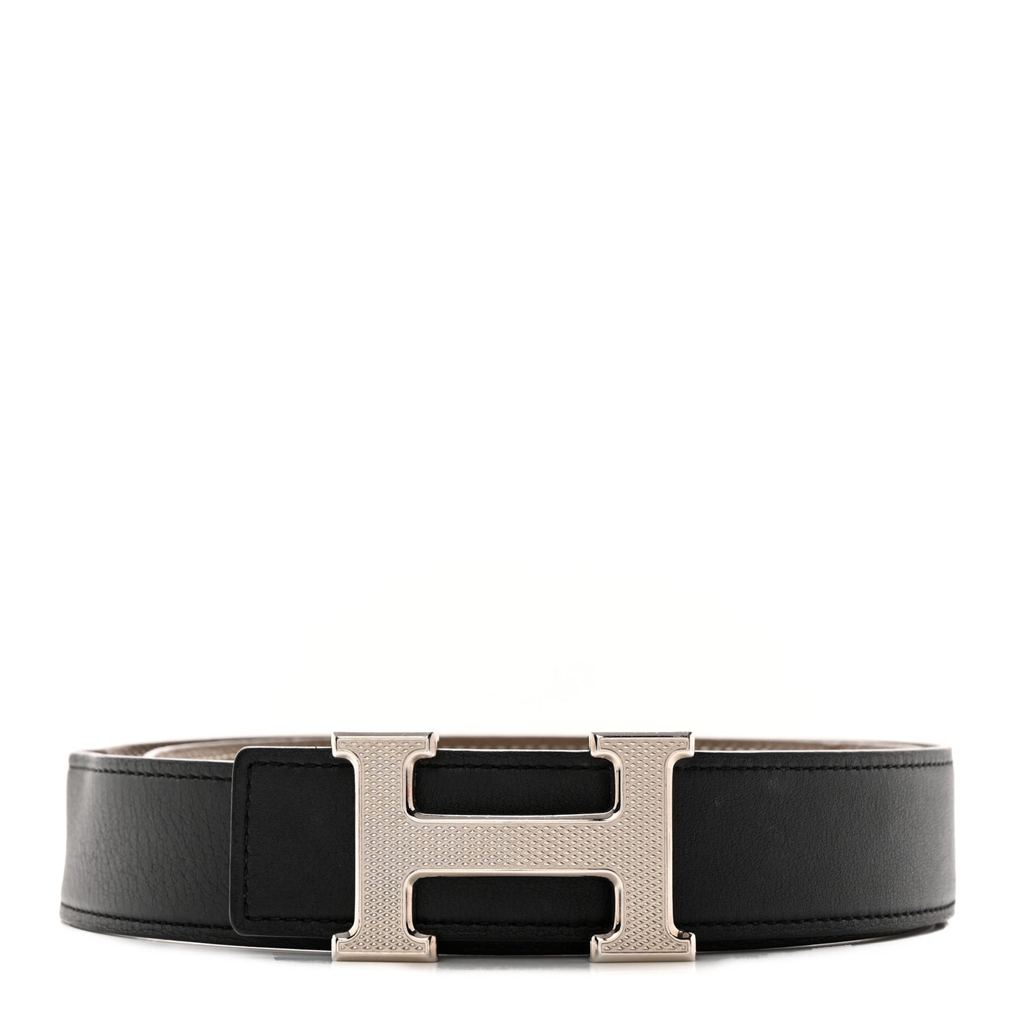 Epsom Swift 24mm Mini Constance Guilloche H Belt 80 32 Etoupe Black