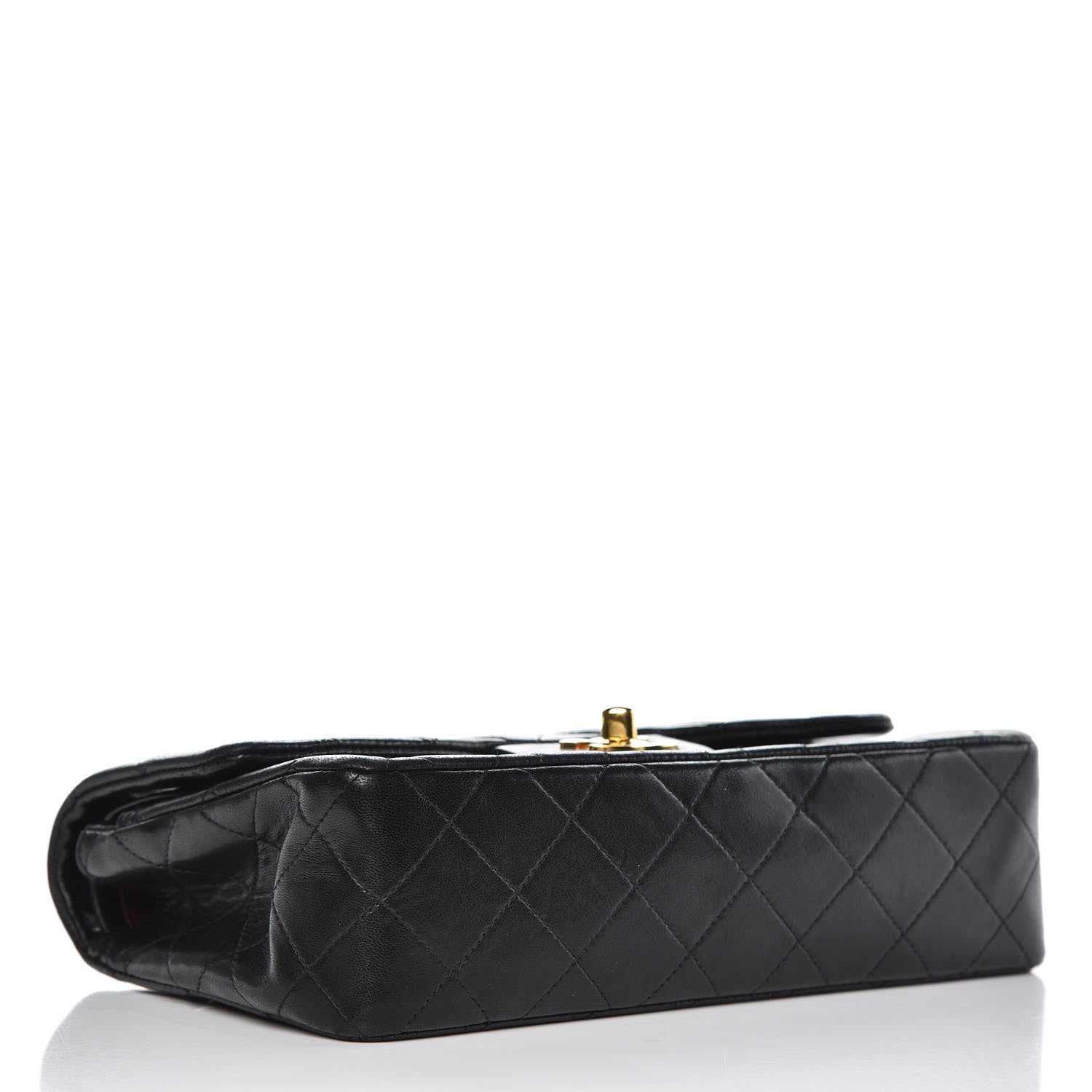 Chanel Lambskin Quilted Small Double Flap Black 5 of 13