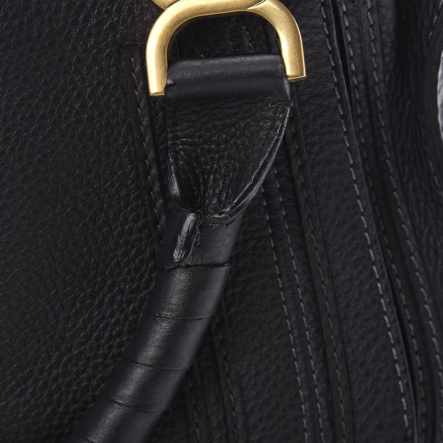 Chloe Calfskin Large Marcie Satchel Black 12 of 12