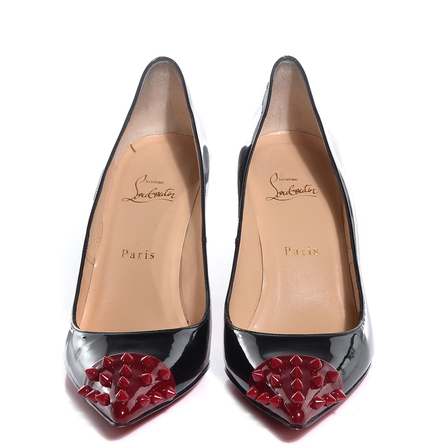 Patent Geo 85 Pumps 40 Black Red