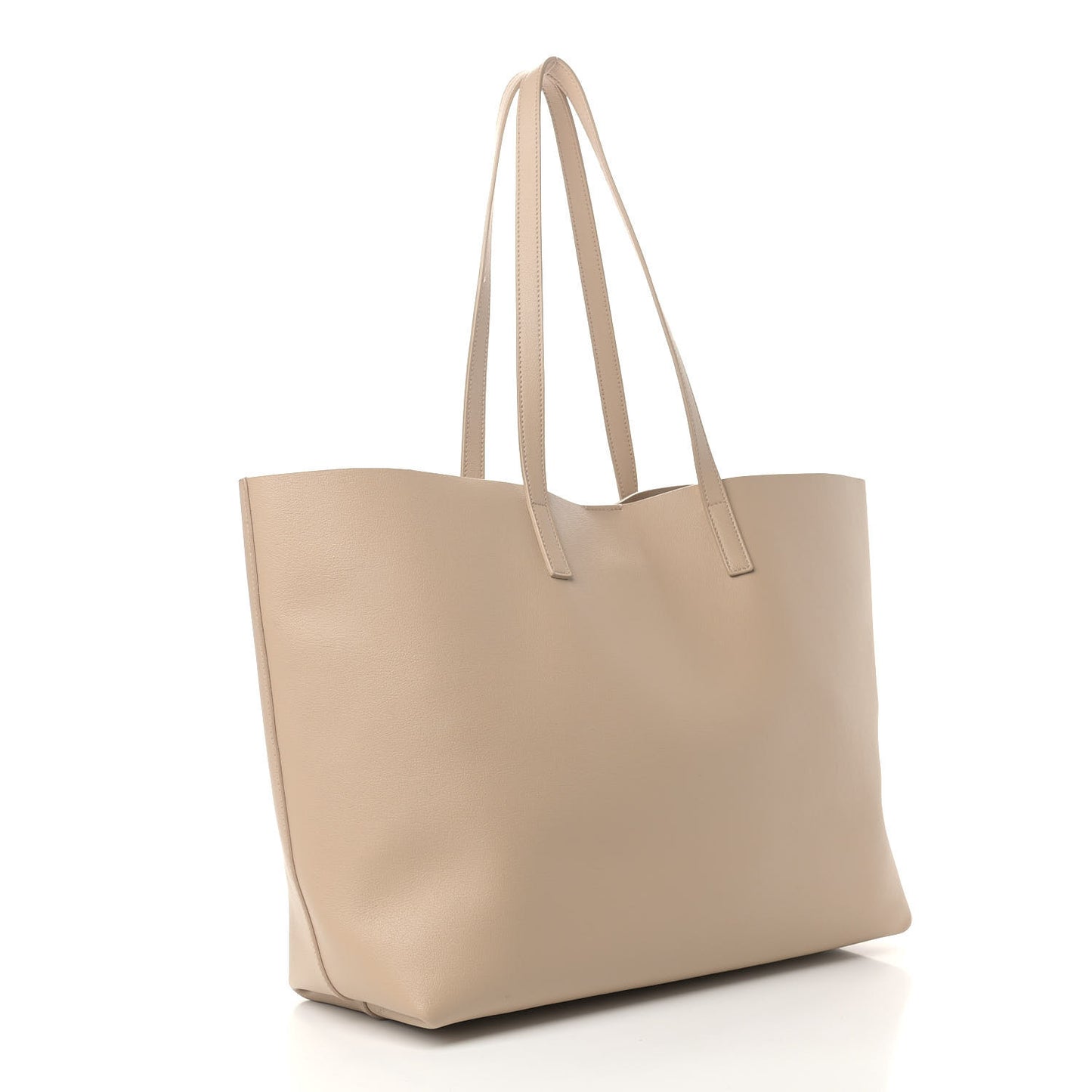 Calfskin Large Shopping Tote Nude Powder