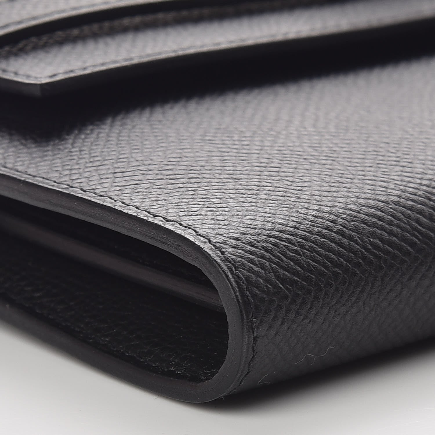 Hermes Epsom Kelly Longue Wallet Black 5 of 10