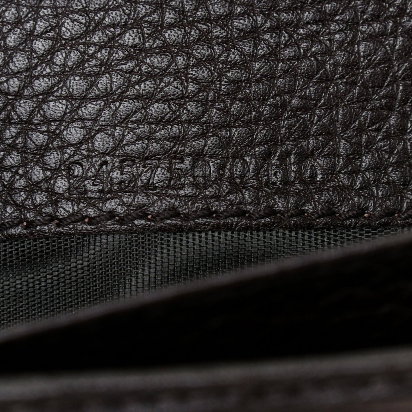 Calfskin Horsebit Web Continental Wallet Dark Brown