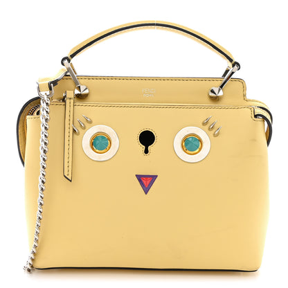 Fendi Vitello Dolce Hypnoteyes Small DotCom Click Chain Satchel Grano Multicolor 1 of 17