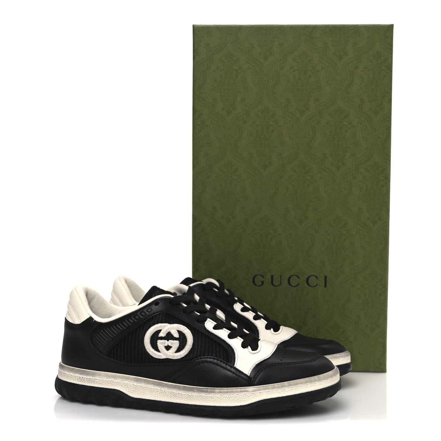 Gucci Dali Soft Calfskin Womens Mac80 Sneakers 36 Black Off White 10 of 10