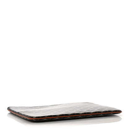 Goyard Goyardine Senat Pochette MM Black Gold 4 of 9