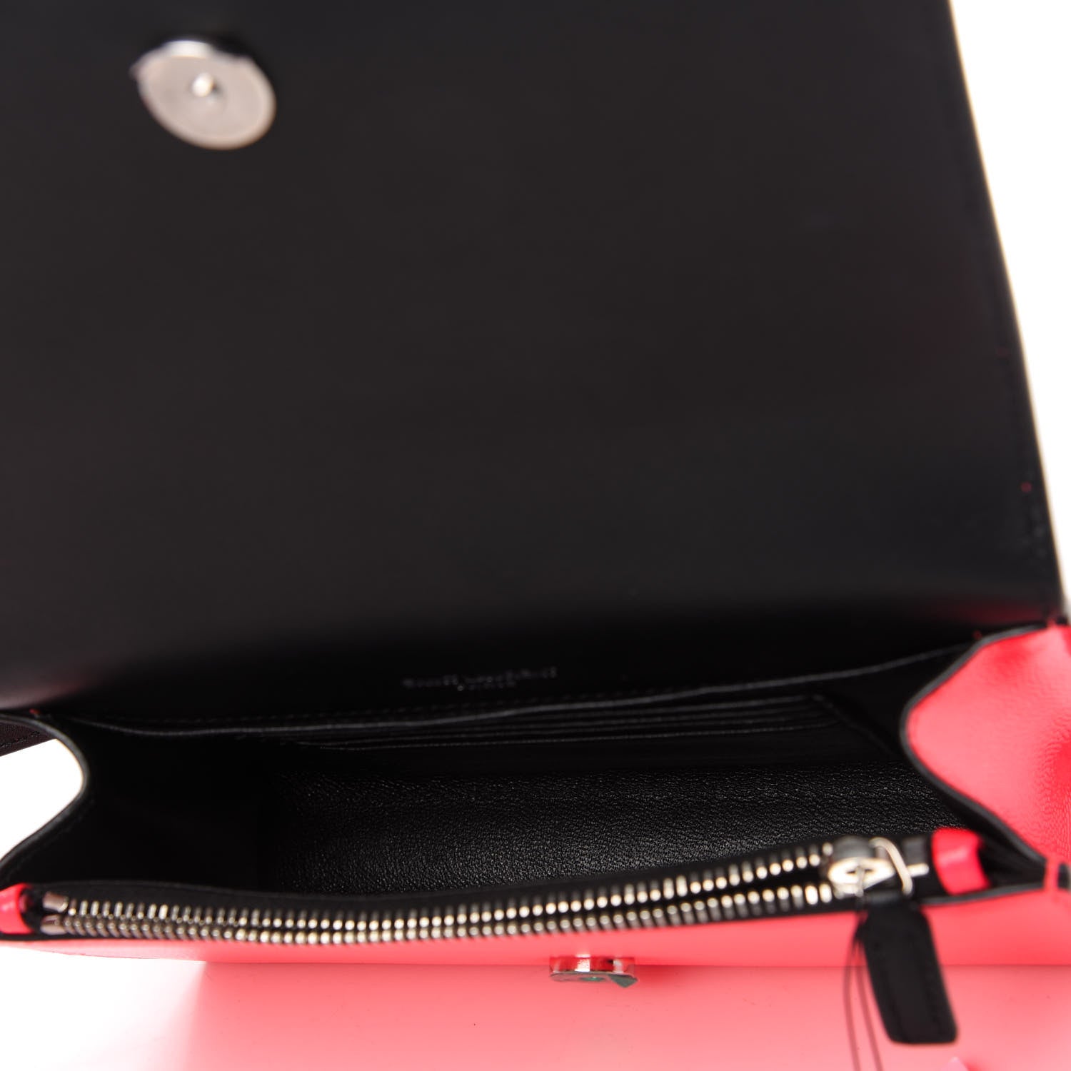 Saint Laurent Grain De Poudre Monogram Kate Belt Bag Neon Pink 5 of 8