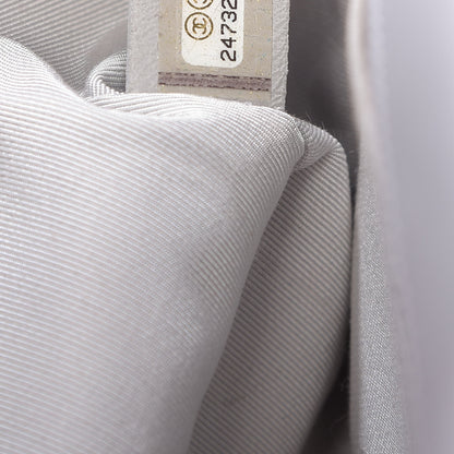 Chanel Calfskin Quilted Medium Boy Flap Grey 10 of 10