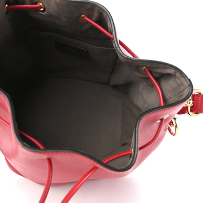Fendi Vitello Grace Matte F is Fendi Grande Mon Tresor Bucket Bag Fragola 5 of 9