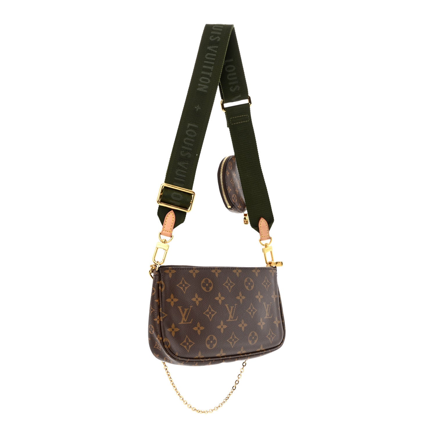 Louis Vuitton Monogram Multi Pochette Accessories Kaki 3 of 14
