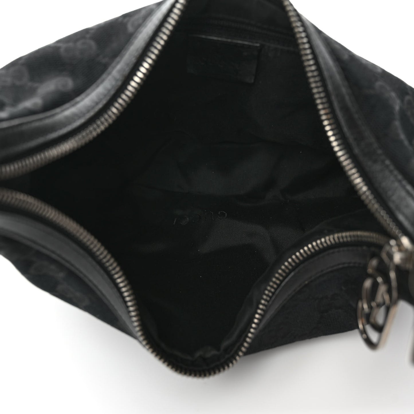 Monogram GG Clasp Hobo Black