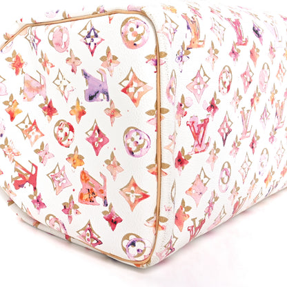 Louis Vuitton Watercolor Aquarelle Speedy 35 White 9 of 10
