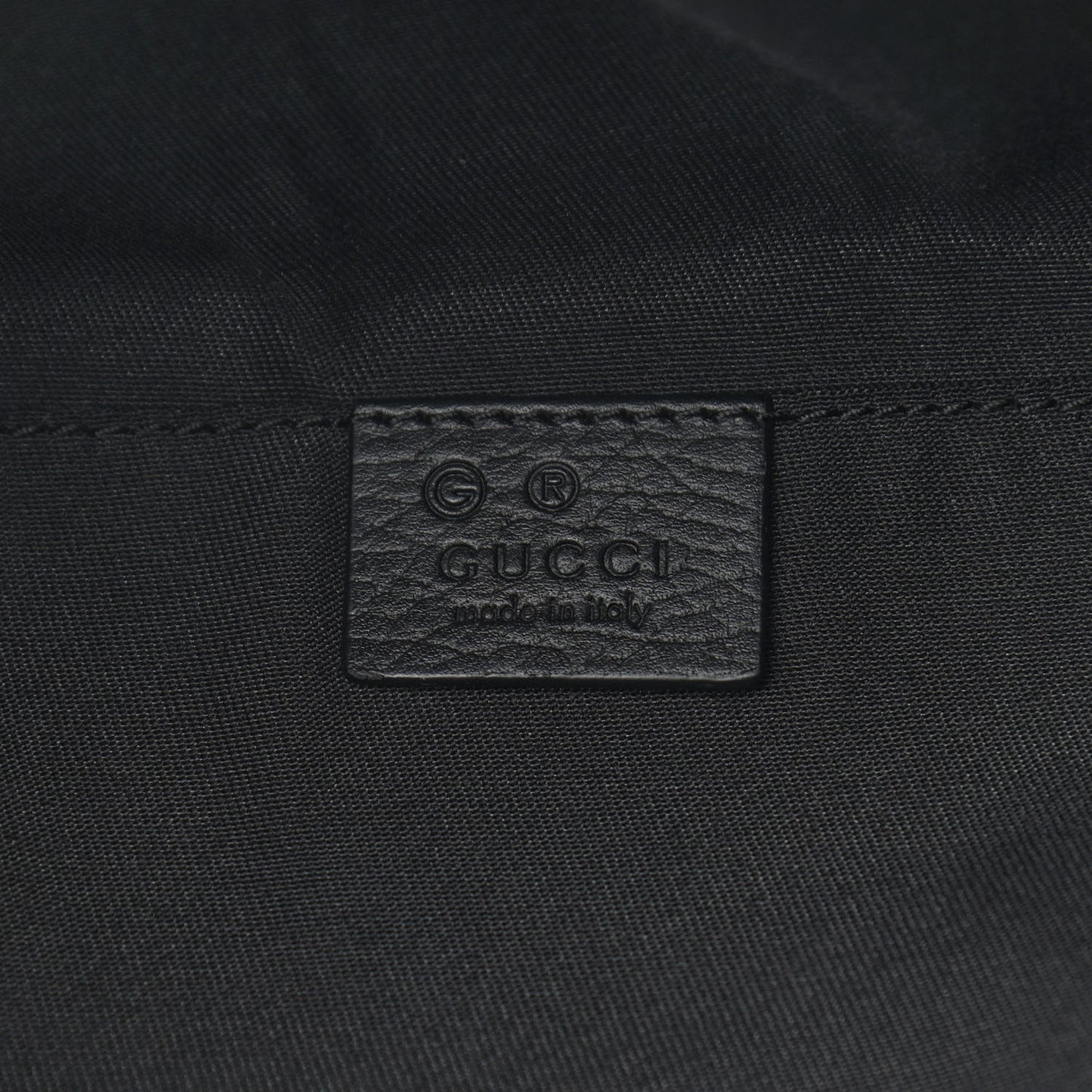 Nylon Monogram Fanny Pack Belt Bag Black