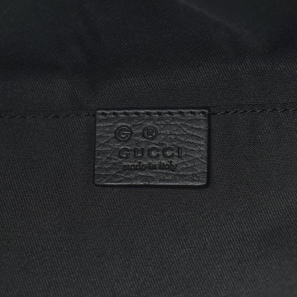 Gucci Nylon Monogram Fanny Pack Belt Bag Black 6 of 10