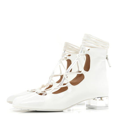 Christian Dior Patent Diorarty 30mm Pumps 39 White 3 of 9