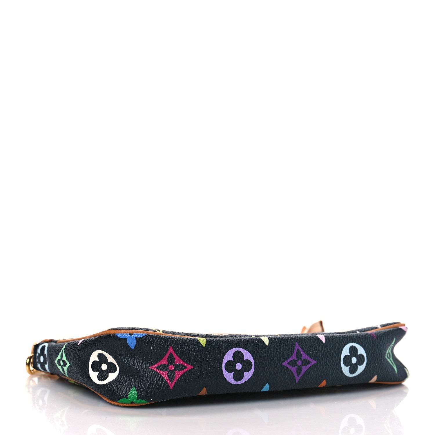 Louis Vuitton Monogram Multicolor Pochette Accessories Black 4 of 11