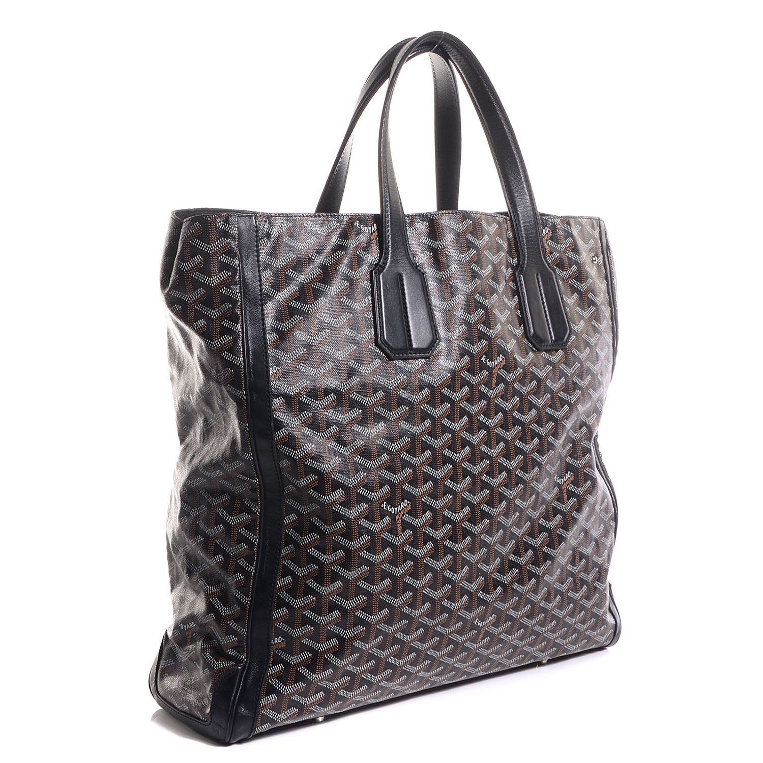 Goyard Goyardine Voltaire Tote Black 2 of 9