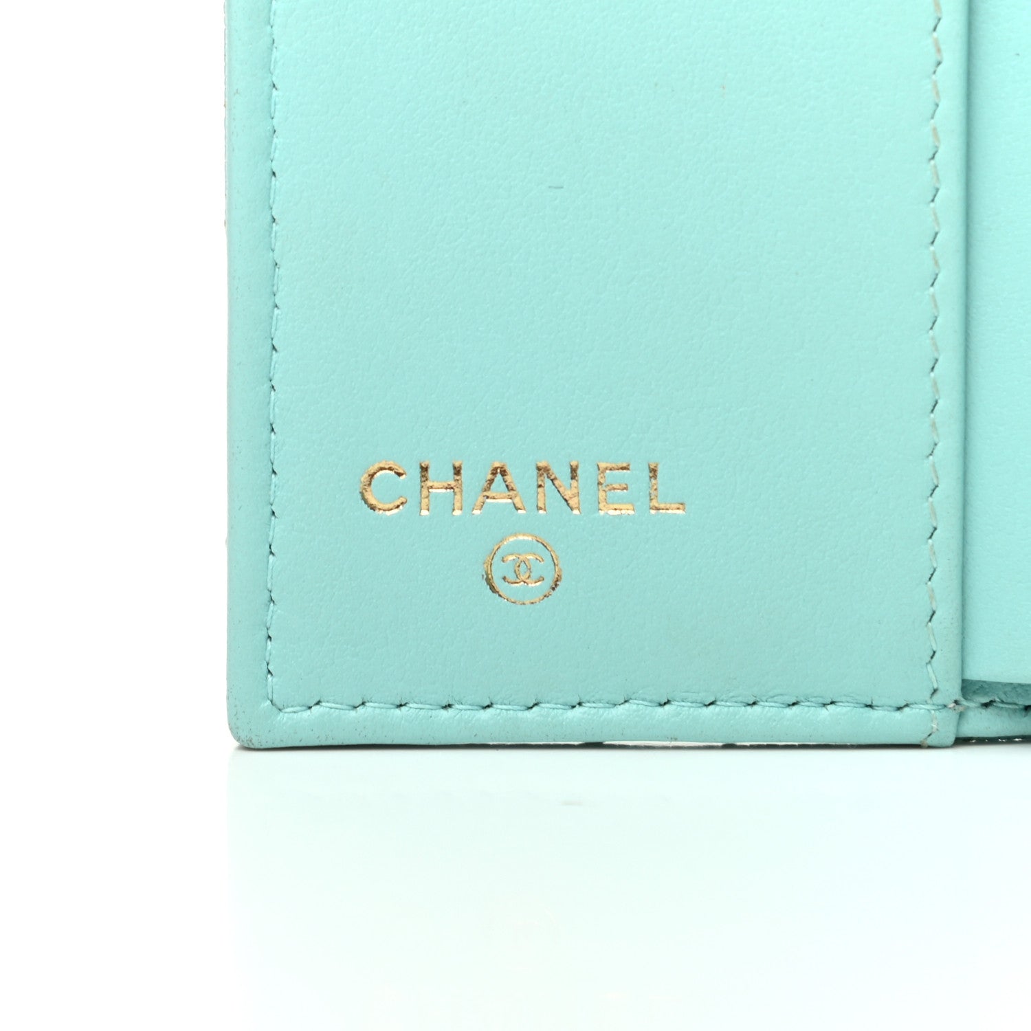 Chanel Caviar Quilted Small Boy Flap Wallet Light Blue 6 of 8