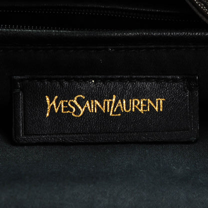 Saint Laurent Textured Patent Large Roady Hobo Grey 6 of 7