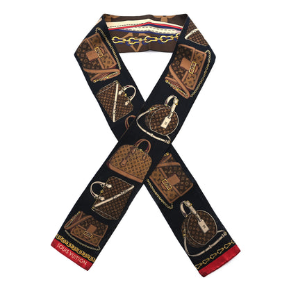 Louis Vuitton Silk Monogram Tribute To Bandeau Marron 1 of 4